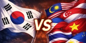 Gambar Bendera-Indonesia-Asia-Tenggara-Korea-Selatan