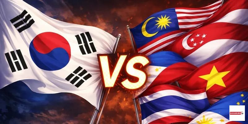 Gambar Bendera-Indonesia-Asia-Tenggara-Korea-Selatan