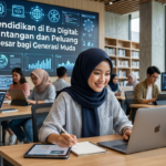 Pendidikan di Era Digital: Tantangan dan Peluang Besar bagi Generasi Muda| Sumber: GeneratedAI (Gemini)