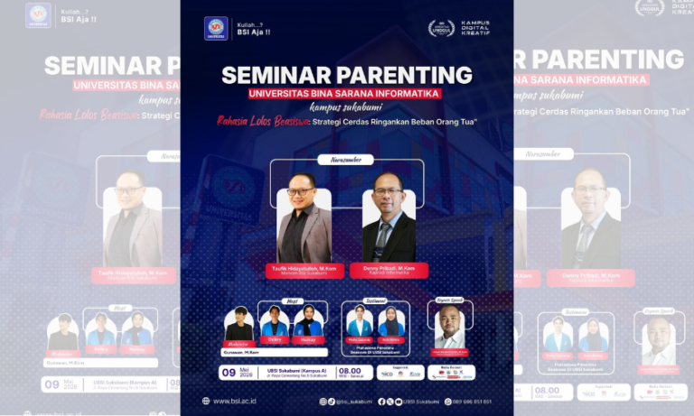 Seminar Parenting UBSI Sukabumi Bahas Strategi Lolos Beasiswa