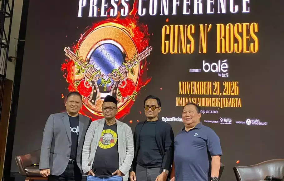 Guns N’ Roses Resmi Umumkan Konser di Jakarta, Siap Guncang GBK pada November 2026