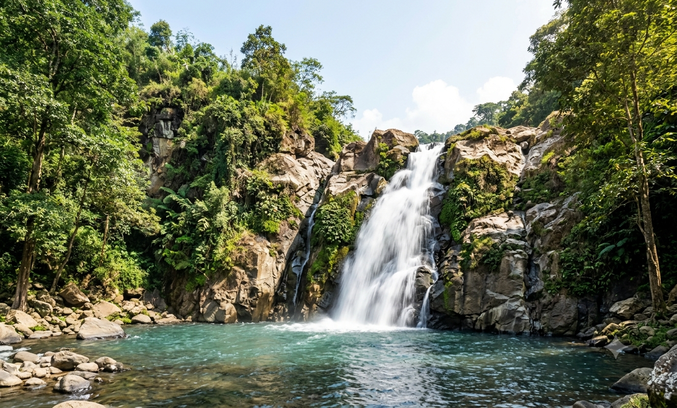 Curug Awang Jadi Destinasi Wisata Alam Favorit di Sukabumi