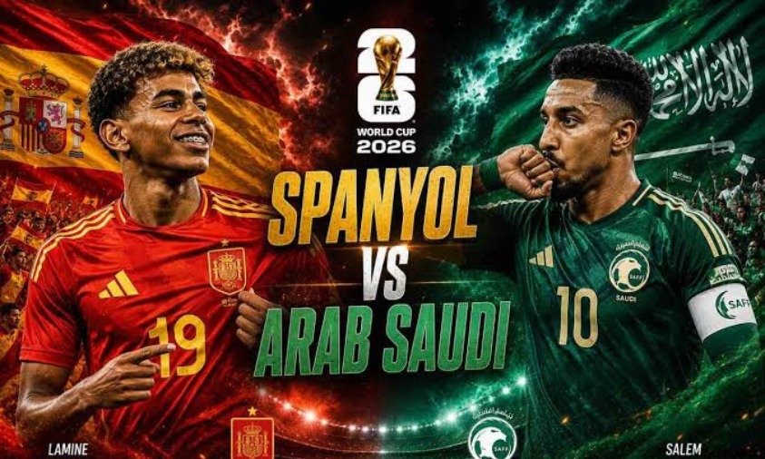 Spanyol Tampil Perkasa, Arab Saudi Tak Berkutik di Piala Dunia 2026