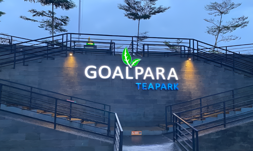 Goalpara Tea Park dengan hamparan kebun teh di Sukabumi