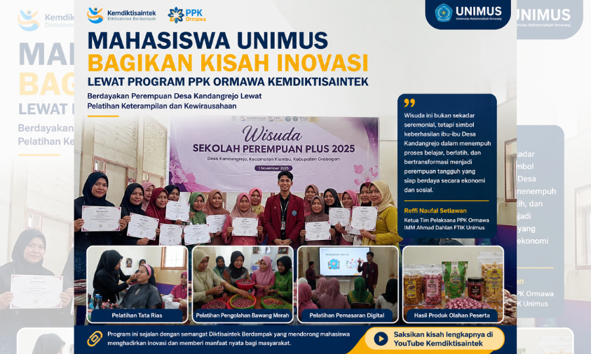 Mahasiswa Unimus Bagikan Kisah Inovasi Lewat Program PPK Ormawa Kemdiktisaintek