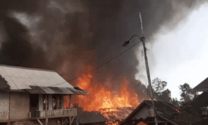 Kebakaran Kasepuhan Cipta Mulya Sukabumi, 51 Rumah Adat Hangus Terbakar