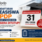 Pendaftaran Beasiswa LPDP Tahap 2 Tahun 2026 Segera Ditutup, Calon Pendaftar Diminta Lengkapi Berkas