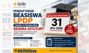 Pendaftaran Beasiswa LPDP Tahap 2 Tahun 2026 Segera Ditutup, Calon Pendaftar Diminta Lengkapi Berkas