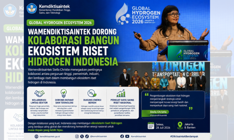 Wamendiktisaintek Dorong Kolaborasi Bangun Ekosistem Riset Hidrogen Indonesia