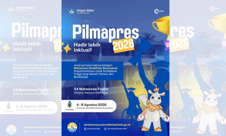 Pilmapres 2026 Hadirkan Kategori Mahasiswa Disabilitas Berprestasi, UMN Jadi Tuan Rumah