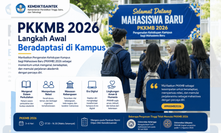 Kemdiktisaintek Ajak Mahasiswa Baru Maksimalkan PKKMB 2026 untuk Beradaptasi dengan Dunia Kampus